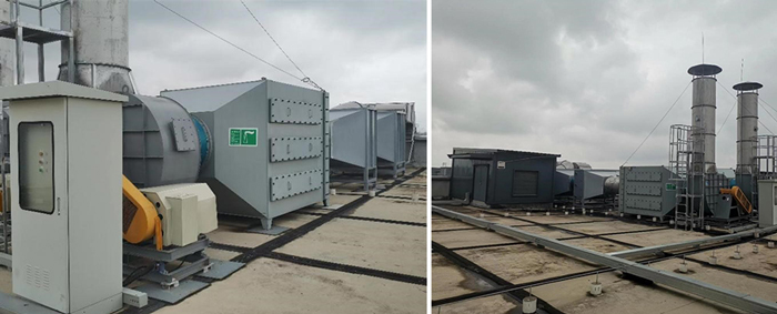 先導(dǎo)智能生產(chǎn)車(chē)間廢氣處理